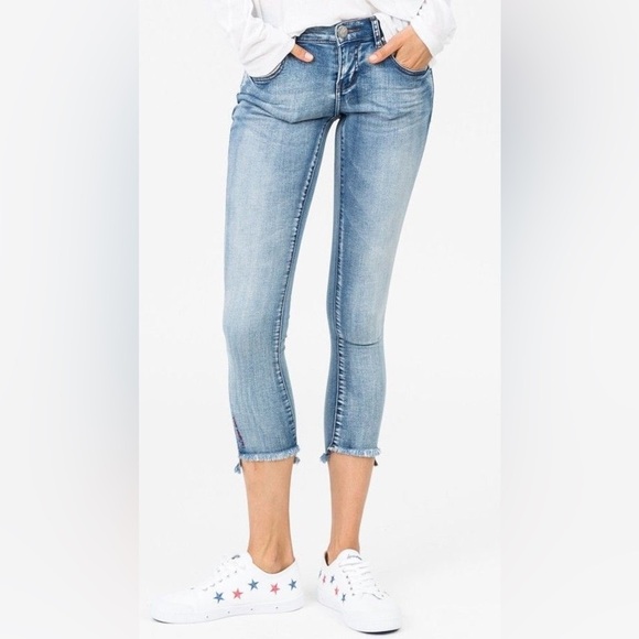 One Teaspoon Freebirds II Low Waist Skinny Denim Cobaine 28 - Picture 2 of 10